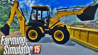 RETROESCAVADEIRA - Farming Simulator 2015