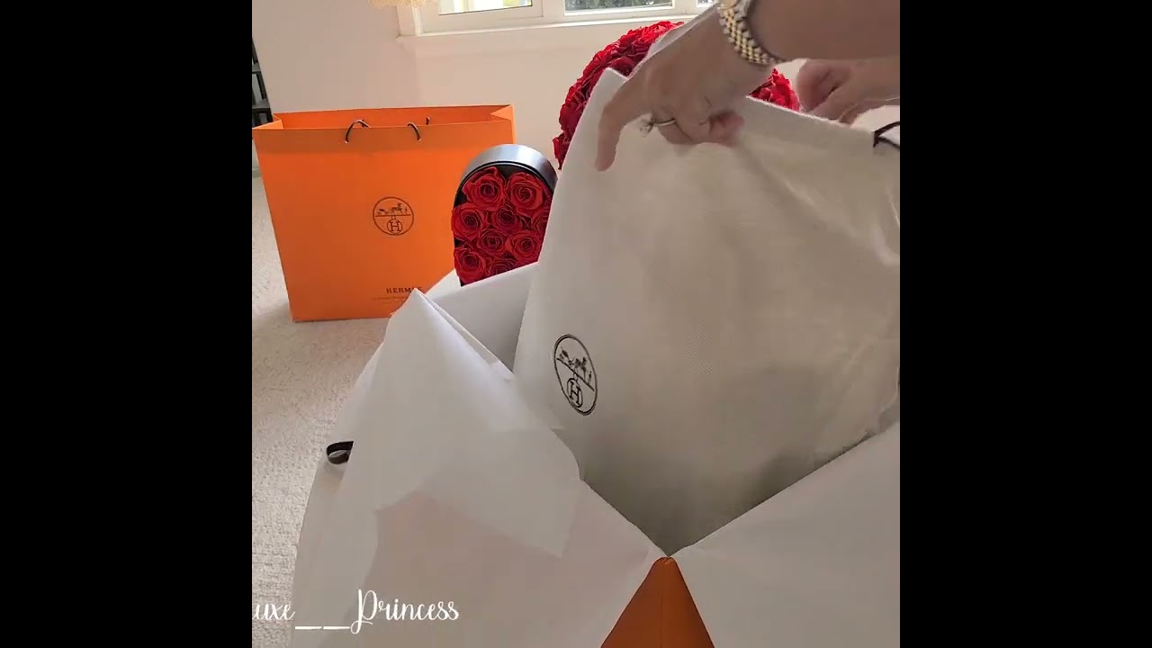 GOLD HERMÈS GARDEN PARTY 36 UNBOXING 