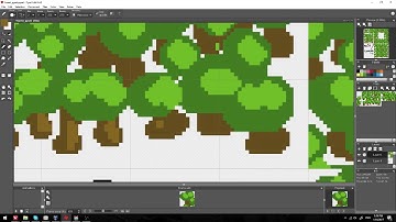 Making a Forest Autotile for RPG Maker MV with Pyxel