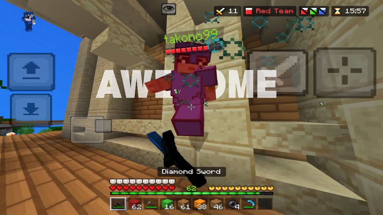 Minecraft Bedwars With Sister 