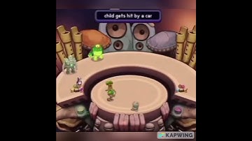 my singing monsters kid gets hit by a car.