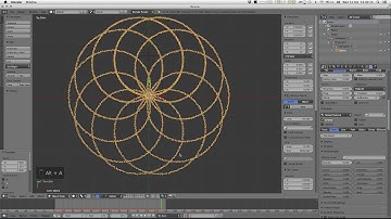 Blender Tutorial spirograph design short version