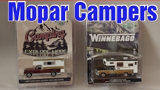 Unboxing Greenlight Dodge Camper Trucks