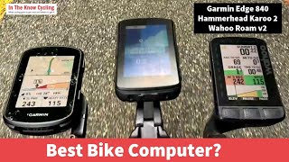 The Best Bike Computer | Edge 840 vs. Karoo 2 vs. Roam V2