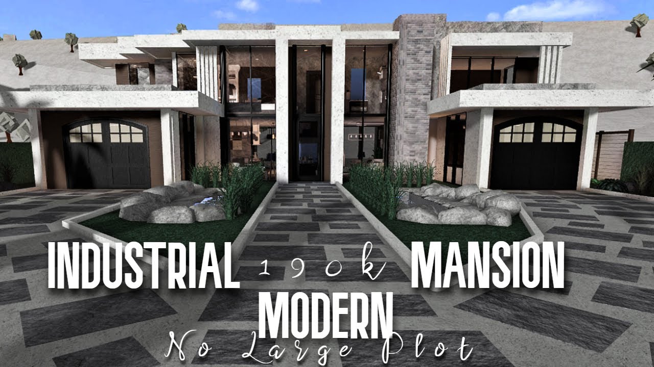 Modern Mansion (wip) : r/Bloxburg