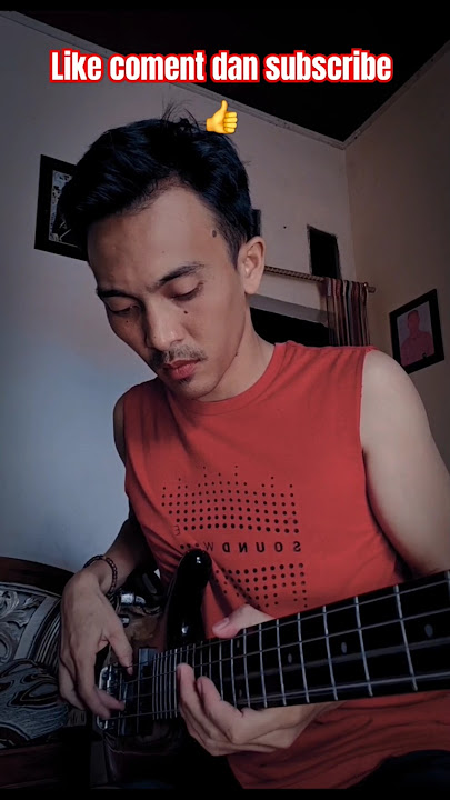 (Cover bass kidal ) wrong way by bondan prakoso & fade2black #coverbass #shorts #bondanprakoso