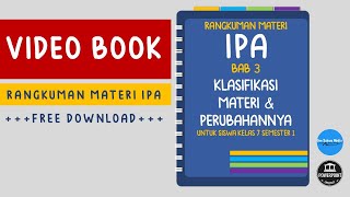 Kelas 7 SMP - IPA - BAB 3 Klasifikasi Materi dan Perubahannya - Semester 1