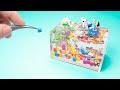 Making Minecraft Warm Ocean miniature - clay resin ASMR