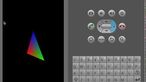 OpenGL on Android: triangle-test