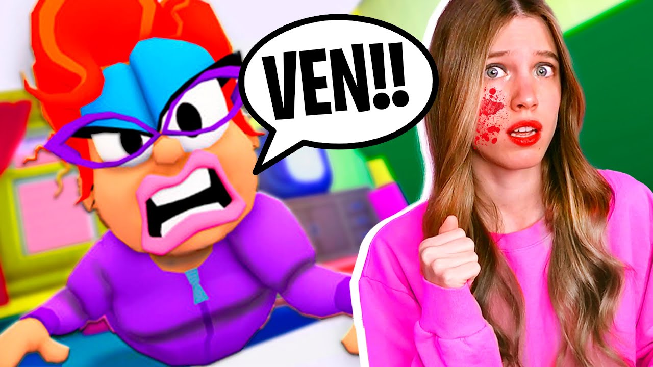 ESCAPA DE LA MUJER LOCA en ROBLOX o PIERDES!! (Escape Crazy Cat Lady Obby)