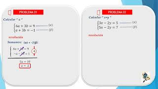 ALGEBRA TEMA 17 SISTEMA DE ECUACIONES LINEALES NIVEL 01 (1-8)(2-8)