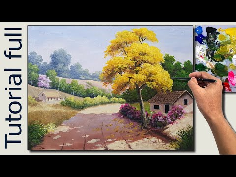 Video Học vẽ tranh phong cảnh cùng Mỹ Thuật Việt / Phong... - YouTube