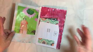 Working in My Art Jounk Journal