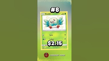 Top 10 Rowlet Cards #shorts #pokemoncards #rowlet #top10 #pokemon