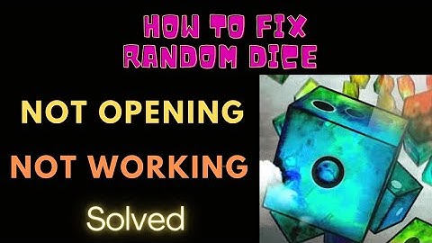 #solved #fing24 #fix HOW TO FIX NOT WORKING & NOT OPENING PROBLEM IN RANDOM DICE | FING 24 😌