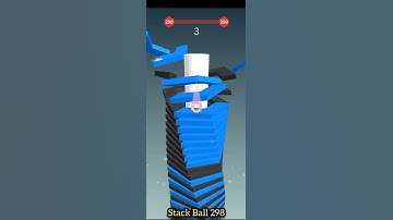 Stack Ball | All Levels Gameplay Walkthrough | New Level 299 | ios, android, Mobile Game #shorts