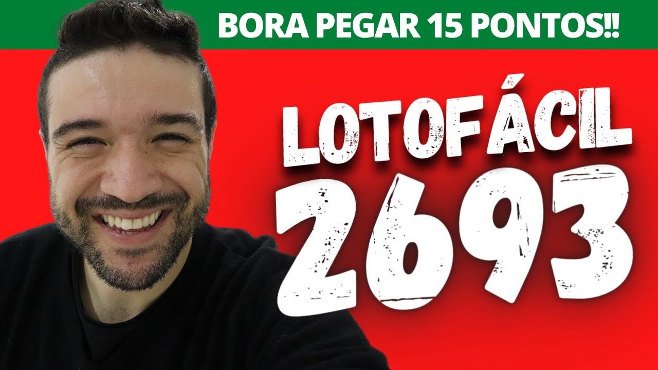 Lotofacil 2693 ANALISE COMPLETA COM AS MELHORES CHANCES! Vem 15 pontos!