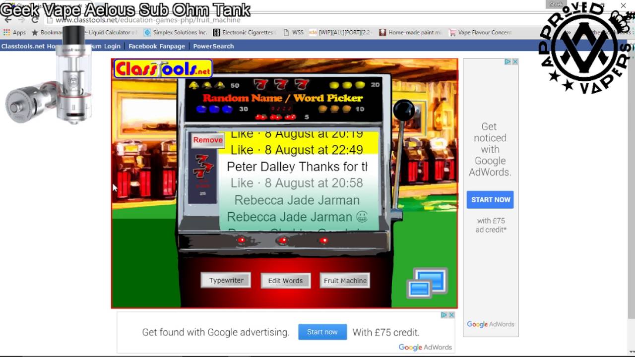 JB Geek Vape Aelous Sub Ohm Tank