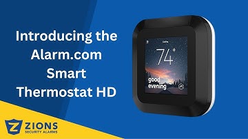 Introducing the Alarm com Smart Thermostat HD