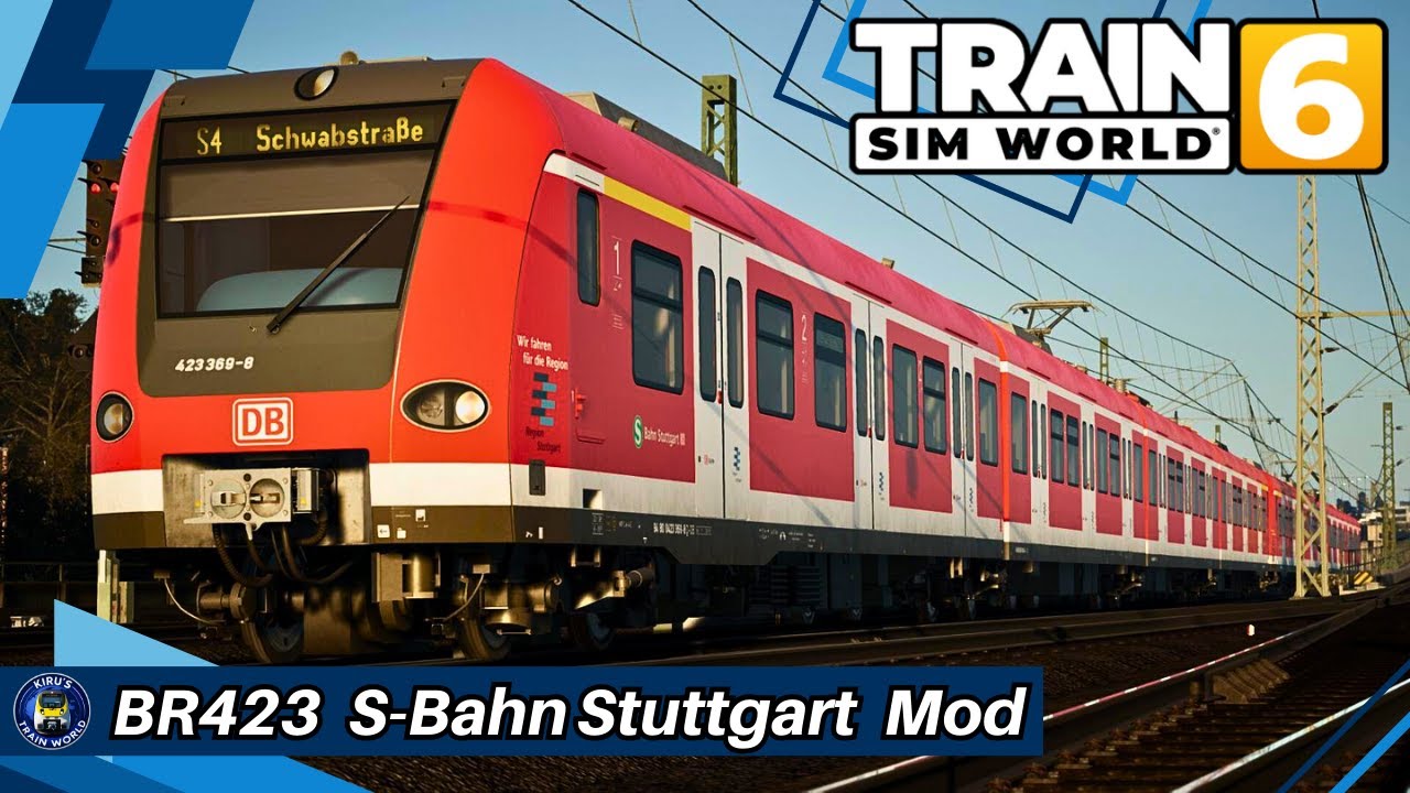 BR423 S-Bahn Stuttgart MOD! | Train Sim World 6 | Frankenbahn: Stuttgart-Heilbronn | 🔊ANSAGEN🔊