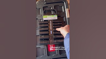 Pittsburgh 1/2” Deep Impact Socket Set - Harbor Freight