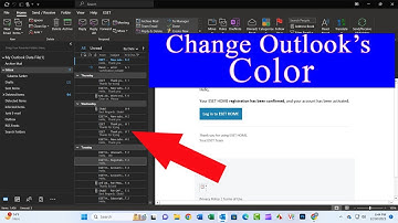 How to Turn Dark Mode On or Off in Microsoft Outlook  | Change The Background in Outlook 365 |