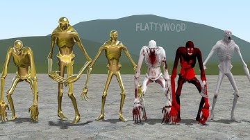 GOLD SCP-096 VS SCP-096!! Garrys Mod Sandbox