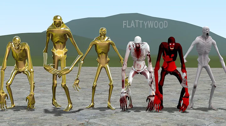 GOLD SCP-096 VS SCP-096!! Garrys Mod Sandbox