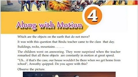 Scert Class 6 Basic Science Chapter 4 (Eng Medium) Along With Motion #scert#class6science#chapter4