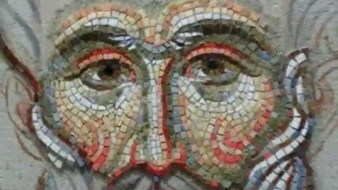 Making mosaic of St Nicholas - time lapse