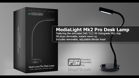 Introducing the Ideal-Lume Pro Desk Lamp from MediaLight