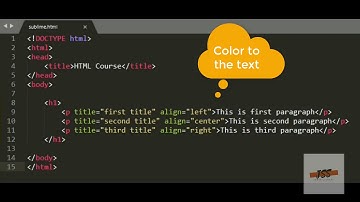 HTML: Attributes, Color to text | Module 2