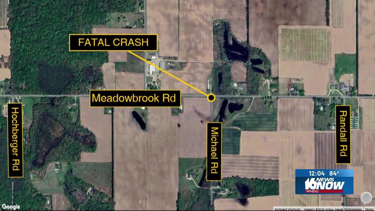 Motorcyclist dies in two-vehicle crash in Berrien County - YouTube