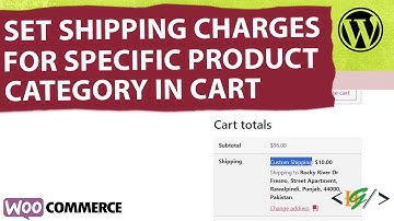 How to Set Shipping Charges for Specific Product Category in WooCommerce Cart | Static Delivery Rate