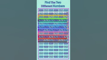 Find 👉 "The Two Different Numbers" 🤔 #brainteasers #fun #puzzle #shortsgame #games