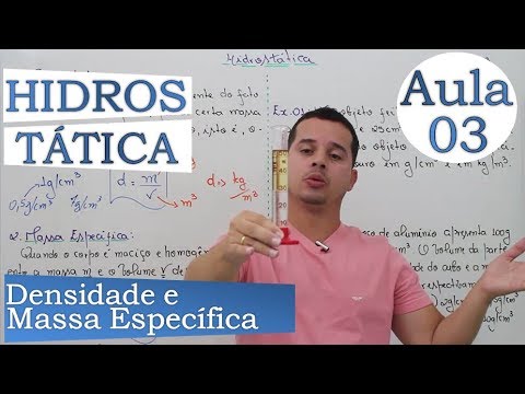 Vídeo: Qual das seguintes opções é a unidade de densidade de massa?