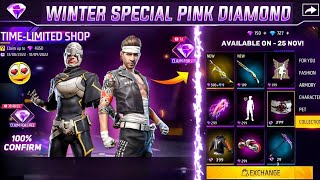 PINK DIAMOND NEW STORE FREE FIRE 🥰 free fire new event malayalam, free fire malayalam