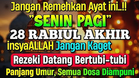 PASTI TERKABUL..‼️ MENJADIKAN REZEKI YANG TERSENDAT MENJADI MENGALIR DERAS TAK TERBENDUNG, PUTAR 1X