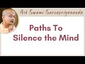 How does reality manifest when mind is not at play  swami sarvapriyananda