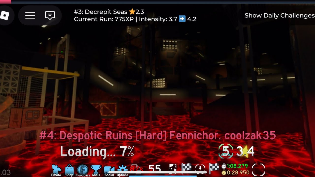 Flood escape 2 Collab (Forsaken) despotic ruins [hard] (3.4⭐️)