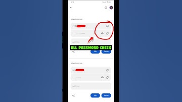 Save Password | How to check all apps password #tech
