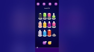 Nut Sort Level 74 Walkthrough