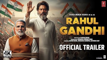 Rahul Gandhi - Official Trailer | Shahrukh Khan As Rahul Gandhi | Akshay Kumar As Modi | New Movie