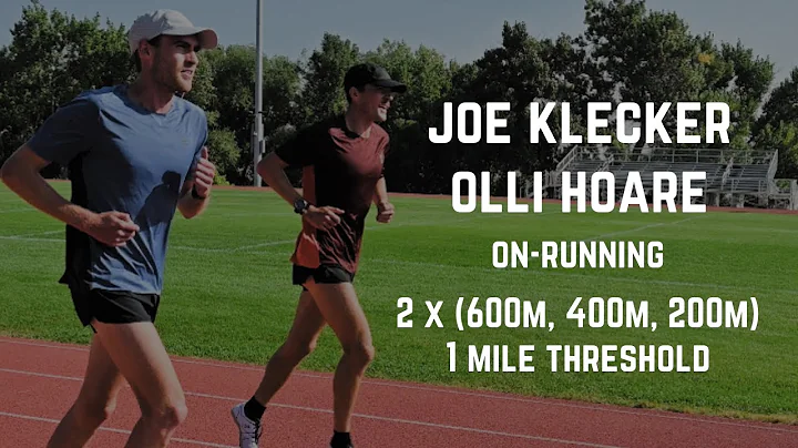 Joe Klecker and Olli Hoare - 2 x (600m, 400m, 200m) + 1 mile threshold