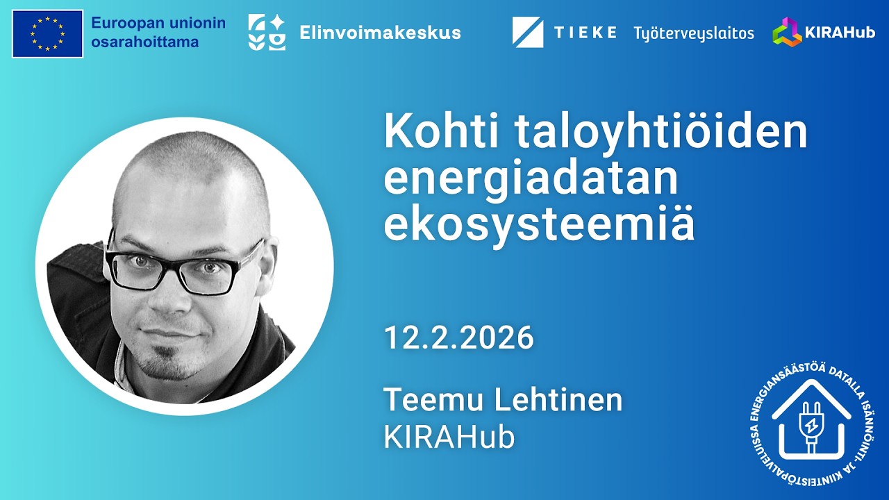Kohti taloyhtiöiden energiadatan ekosysteemiä  | Webinaari 12.2.2026