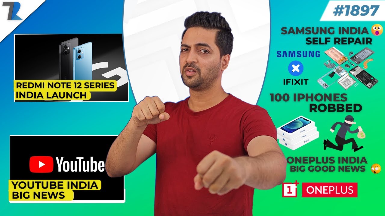 Redmi Note 12 Series India Launch,YouTube Big News,Xiaomi &iQOO Bad News,Oneplus India Crazy Update