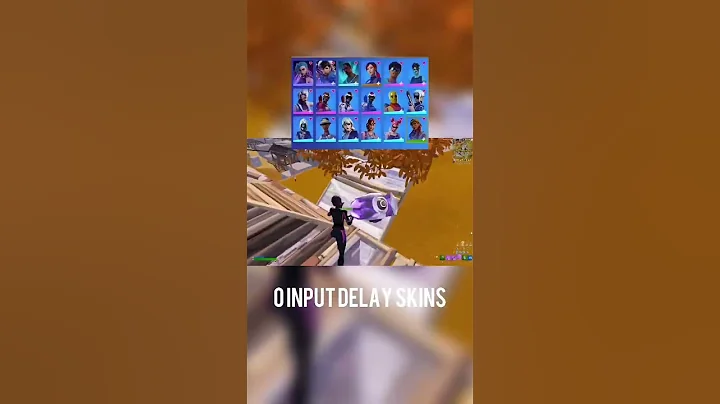 0 input delay skins 💪🥶👀 #fortnite #shorts #trizzfnbr #facts #0delay