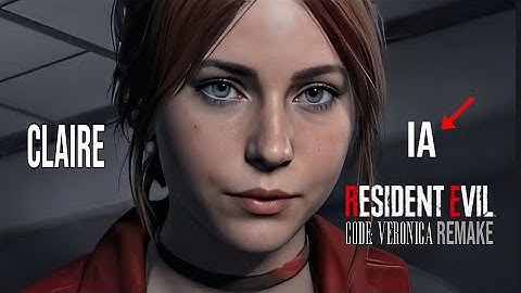 Resident Evil Code Veronica REMAKE (IA/AI) CLAIRE REDFIELD /Face/Rosto