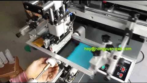 Syringe screen printing machine