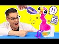 EL FLAMENCO QUE HACE CAQUITA MÁGICA ¿Funciona? | JUGUETE Gotta Go Flamingo | Curiosidades con Mike